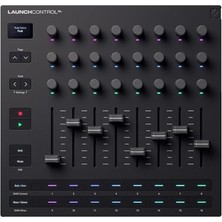 Aydogan's Focusrite  Launch Control Xl 3, USB ile Güçlendirilmiş, 8 Fader, 24 Sonsuz Kodlayıcı, 5-Pin Mıdı G/ç ve Müzik Yazılım Paketi ile Daw ve Donanım Entegrasyonu Için Mıdı Kontrol Yüzeyi ve Mikser