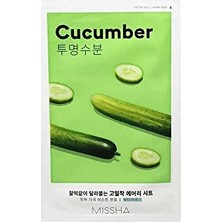 Aydogan's Mıssha Salatalık Özlü Yoğun Nemlendirme Sunan Yaprak Maske (1AD) Airy Fit Sheet Mask Cucumber