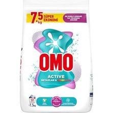 Aydogan's Omo Active Beyazlar & Renkliler Toz Deterjanı 7.5 kg