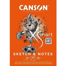 Aydogan's Xsmart Çizim Kağıdı, Beyaz, Ince Taneli, 90 G/m², Uzun Taraflı Yapışkan Blok, A4-21 x 29,7 Cm, Beyaz, 50 Yaprak