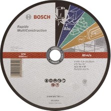 Aydogan's Bosch - 230*1, 9 mm Çoklu Malzemelerde Kullanım Için Düz Kesme Diski (Taş)          [enerji Sınıfı A+]