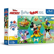 Aydogan's 50014 60 Xxl Süper Şekil Çılgın Şekiller, Büyük Parçalar, Masal Karakterleriyle Renkli Yapbozlar, 4 Yaş ve Üstü Çocuklar Için Eğlence, Disney, Mickey ile Her Zaman Eğlenceli