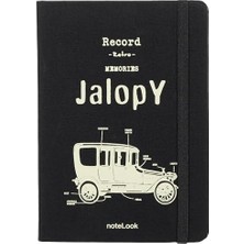 Aydogan's Notelook Scrikss Tekstil Kapak Çizgili Defter A6 Beyaz