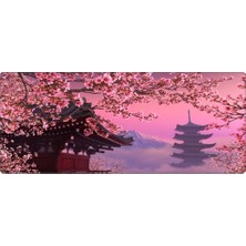 Aydogan's Porge Gamer Mouse Pad 70X30 Mouse Pad Xl Büyük Oyuncu Pembe Mousepad (Pembe Toji, 70X30 cm 3mm Kalınlık)