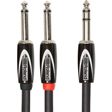 Aydogan's Black-Serisi Bağlantı Eklemesi/split Kablo – 6, 3-Mm-Trs- 2x 6, 3-Mm Jak, Uzunluk: 3m – RCC-10-TR28V2