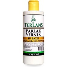 Aydogan's Terlans Su Bazlı Parlak Vernik 250 ml Akrilik ve Yağlı Boya Koruyucu