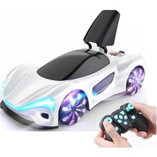 Aydogan's Giffy/oyuncak 2.4 Ghz Uzaktan Kumandalı Şarjlı Elektrikli Araba 4x4 Şarj Istasyonlu Buharlı LED Işıklı Sesli Müzikli Full Fonksiyon 4 Çeker Drift Atabilen 1200 Mah Şarjlı Pilli (Premium Beyaz)
