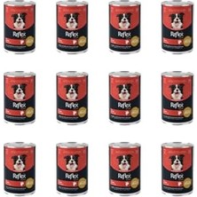 Aydogan's Plus Jöle Içinde Et Parçacıklı Kuzu Etli Yetişkin Köpek Konservesi 400 gr (12 Adet)