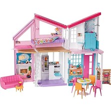 Aydogan's Barbie'nin Muhteşem Malibu Evi Barbie'nin Malibu Evi, Dönüşüm Özellikli, 25'ten Fazla Parçalı ve 2 Katlı Bebek Evi FXG57 FXG57