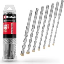 Aydogan's Orijinal Einhell 7 Parça Sds Plus Kırıcı Matkap Ucu Seti, 160 Mm, (4 Ağızlı Karbür Plakalı, Merkezleme Uçlu, 40CR Takım Çeliğinden Üretilmiştir; Tadilat ve Beton Bağlantı Işleri Için) - 49265510