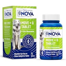 Aydogan's Nova Premium Move +G Glucosamine (Eklem Sağlığı Destekleyici) 75 Tablet Köpek Vitamini