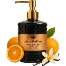 Aydogan's Savon De Royal Luxury Vegan Sıvı Sabun Black Pearl 500 Ml, Portakal, Vanilya