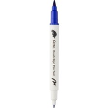 Aydogan's Brush Sing Pen Twin Çift Taraflı Fırça Uçlu Kalem Mavi