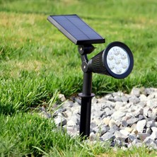 Aydogan's Solar Güneş Enerjili Bahçe Lambası 7 Led'li - IP65 Su Geçirmez Ayarlanabilir LED Projektör, Dış Mekan Çim, Patika, Duvar Aydınlatması ve Peyzaj Armatürü          [enerji Sınıfı A]