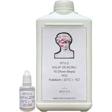Aydogan's Rtv-2 10 Shore 1kg Kalıp Silikonu + 20GR Katalizör