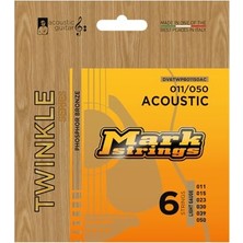 Aydogan's Twinkle Phosphor Bronze 11-50 Akustik Gitar Teli