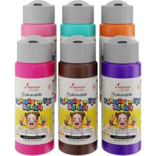Aydogan's Tamamlayıcı Renkler Parmak Boyası 6'lı Set 6X60 ml