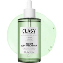 Aydogan's Radiant Göz Çevresi Serumu – Kafein Göz Serumu – Hyaluronik Asit ve C Vitamini ile Göz Altı Morlukları, Şişlik ve Ince Çizgilere Karşı Etkili – Tüm Cilt Tipleri Için, 50 ml