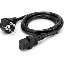 Aydogan's Primex PX-P450 5 Metre Lüks Power Kablosu, 3x1.5mm Kalın Full Bakır Psu Güç Kablosu, Pc Power Supply Monitör Mining Sistemleri Için Siyah Enerji Kablosu (5 Metre)