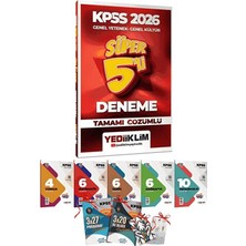 Aydogan's 2026 Kpss Gygk Süper 5 Deneme ve 7li Branş Deneme Seti Toplam 43 Deneme Yediiklim Yayınları
