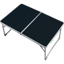 Moontime Alaçatı Küçük Katlanır Kamp Sehpası Kamp Masası Bilgisayar Masası Yemek Masası 60X40 cm