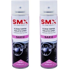 Aydogan's Silikonlu Torpido Plastik Parlatıcı, Yenileyici 2X220 ml (Sakız Parfümlü)