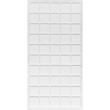 Moontime Alaçatı Kare Yapışkanlı Mobilya Masa Sandalye  Zemin Ayak Koruyucu Kaydırmaz Keçesi 20MM (100'LÜ Paket)