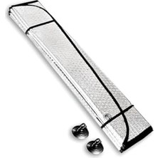 Odea Araba Ön Cam Güneş Şemsiyesi Araç Içi Cam Vantuzlu Katlanır Güneşlik Koruyucu Perde 130 cm x 60 cm