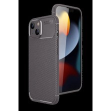 Royaleks Apple Iphone 15 Kılıf Auto Focus Karbon Kapak - Gri