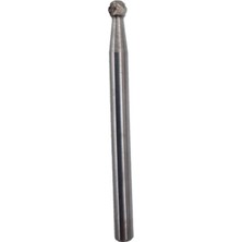 Moontime Alaçatı D tipi Top Başlı elmas - Karbür Freze Ucu 3.0 mm (Dremel Uyumlu)