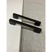 Moontime Alaçatı 96MM Siyah Köprü Kulp (2 Adet) Mobilya Kulpları Çok Renkli Uzun