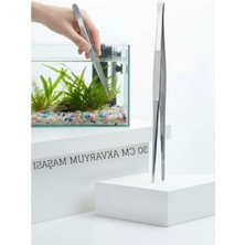 Odea 30 cm Çelik Cımbız, Uzun Tasarım ile Akvaryum Maşası