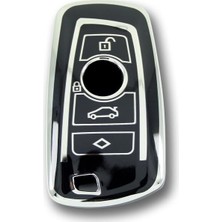 Odea Autohan Keys Bmw Anahtar Kılıfı, Siyah Gümüş, 1 3 5 7 Serisi X1 X3 X4 X5 F10 F15 F16 F20 F30 F18 F25 M3 M4 Modelleri Için Nano Koruyucu Kılıf