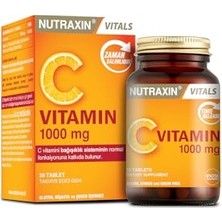 Odea Nutraxin Vitals Vitamin C 1000 Mcg 30 Tablet Takviye Edici Gıda