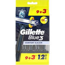 Odea Gillette Blue3 Slalom Kullan At Tıraş Bıçağı 12'li
