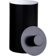 Moontime Alaçatı Tezgah Üstü Mat Siyah Pamukluk 122X60X60 mm