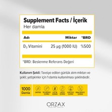 Odea Ocean Vitamin D3 Damla 1000 Iu 50ML