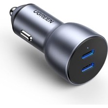 Odea Ugreen Çift Pd Type-C Çıkışlı 50W Araç Çakmaklık Şarj Cihazı