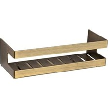 Moontime Alaçatı System Banyo Duş Raf Sistemi Antik Renk 98X100X250 mm Antik Tek Ebat BA3000 043 Abm