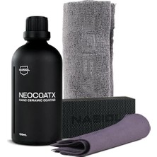 Odea Nasiol Neocoatx Nano Seramik Kaplama ve Mikrofiber Bez, Uygulama Takozu, Süet Bez Seti