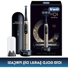 Odea Oral-B IO10 Gold Şarjlı/elektrikli Diş Fırçası, 1 Fırça Başlığı, Hızlı Manyetik Şarj Cihazı, Uzun Ömürlü Pil, Şarj Eden Seyahat Kabı