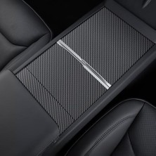 Odea Tesla Model Y Juniper/model 3 Hıghland Orta Konsol Koruyucu Karbon Fiber Görünümlü Kaplama