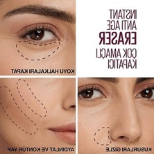 Odea Maybelline New York Instant Anti Age Eraser Kapatıcı 01 Light & Mini Tattoo Liner Gel Pencil Makyaj Seti