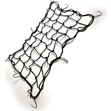 Odea Bagaj Filesi Motosiklet Kask Filesi 40CMX40CM 4mm Depo Filesi Mavi