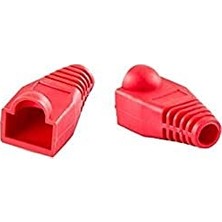 Odea SL-RJ40 RJ45 25 Li Paket Kırmızı Jack Kılıfı