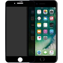 Kikaboni Iphone 6s Plus 6d Kavisli Temperli Hayelet Ekran Koruyucu (Renk -Siyah) Kırılmaz Cam