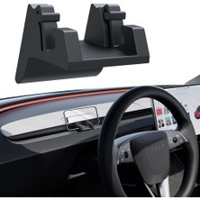 Odea Silikon Telefon Montaj Tutucu Tesla 2024 Model 3 Highland Dashboard Ön Cam Hava Firar Eller Serbest Cep Telefonu Montaj iPhone Android Akıllı Telefon (Uygun Değil 2017-2023 Model 3)