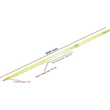 Moontime Alaçatı Atv Arora Hammer 250 Aks 830 mm Tek Yivli Bilya Yatağı 30 23 Freze Öm