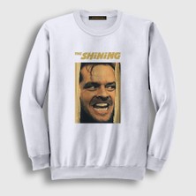 Presmono Unisex Beyaz Cover Film The Shining Sweatshirt