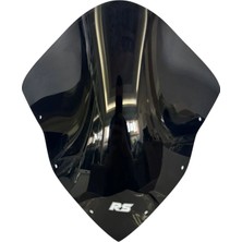 Moontime Alaçatı Bajaj Pulsar Rs 200 Spor Cam Siyah